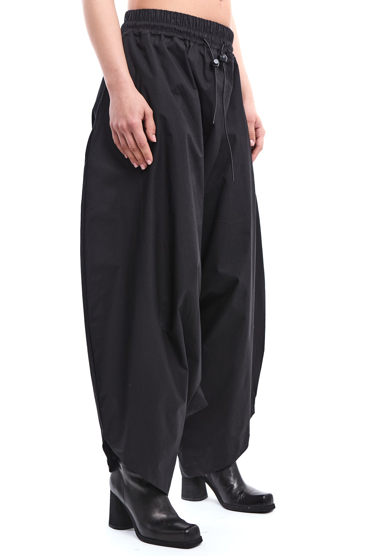 Oversized Stretch Poplin Trousers