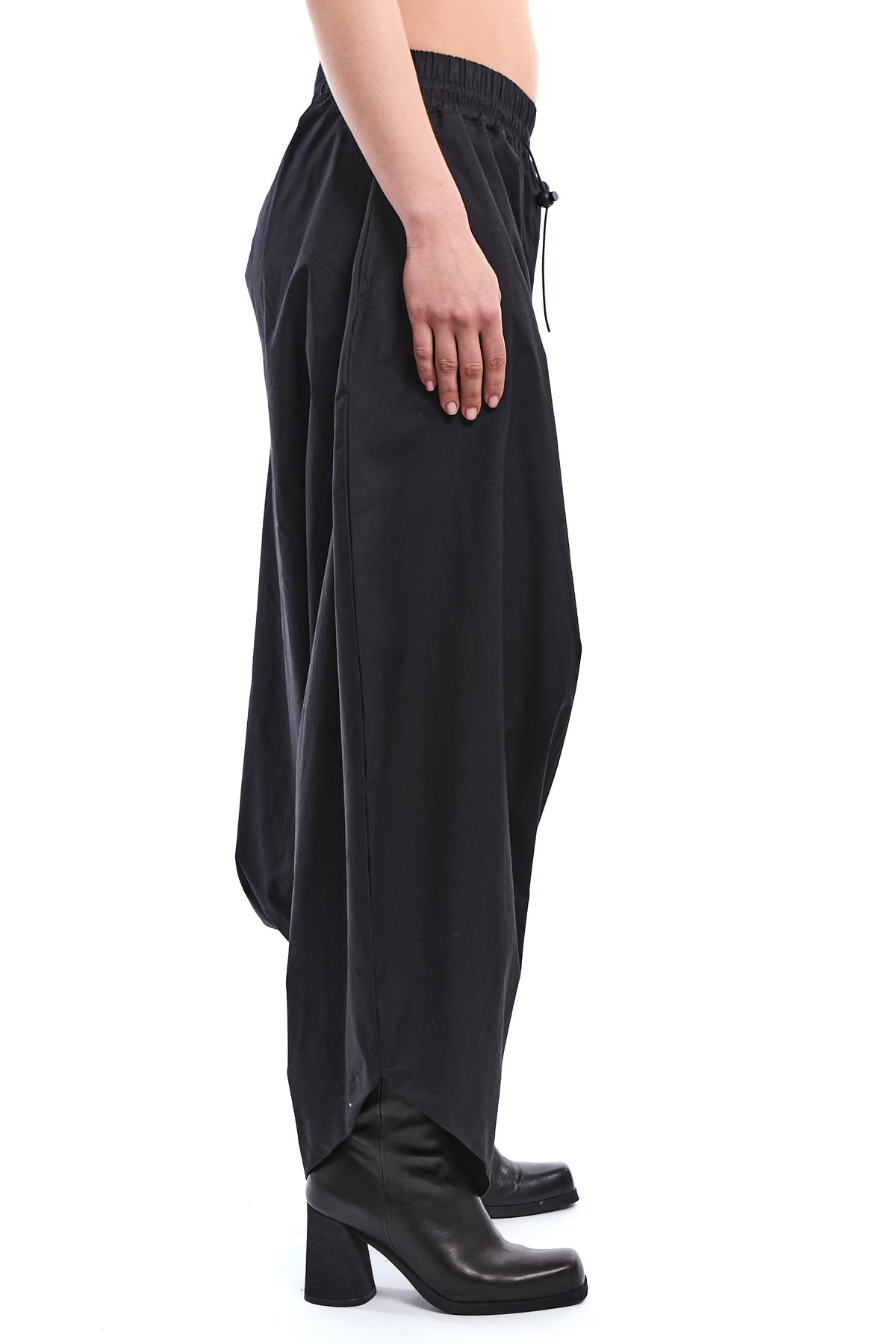 Oversized Stretch Poplin Trousers
