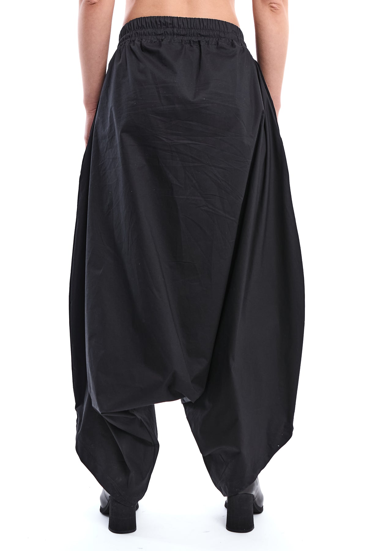 Oversized Stretch Poplin Trousers