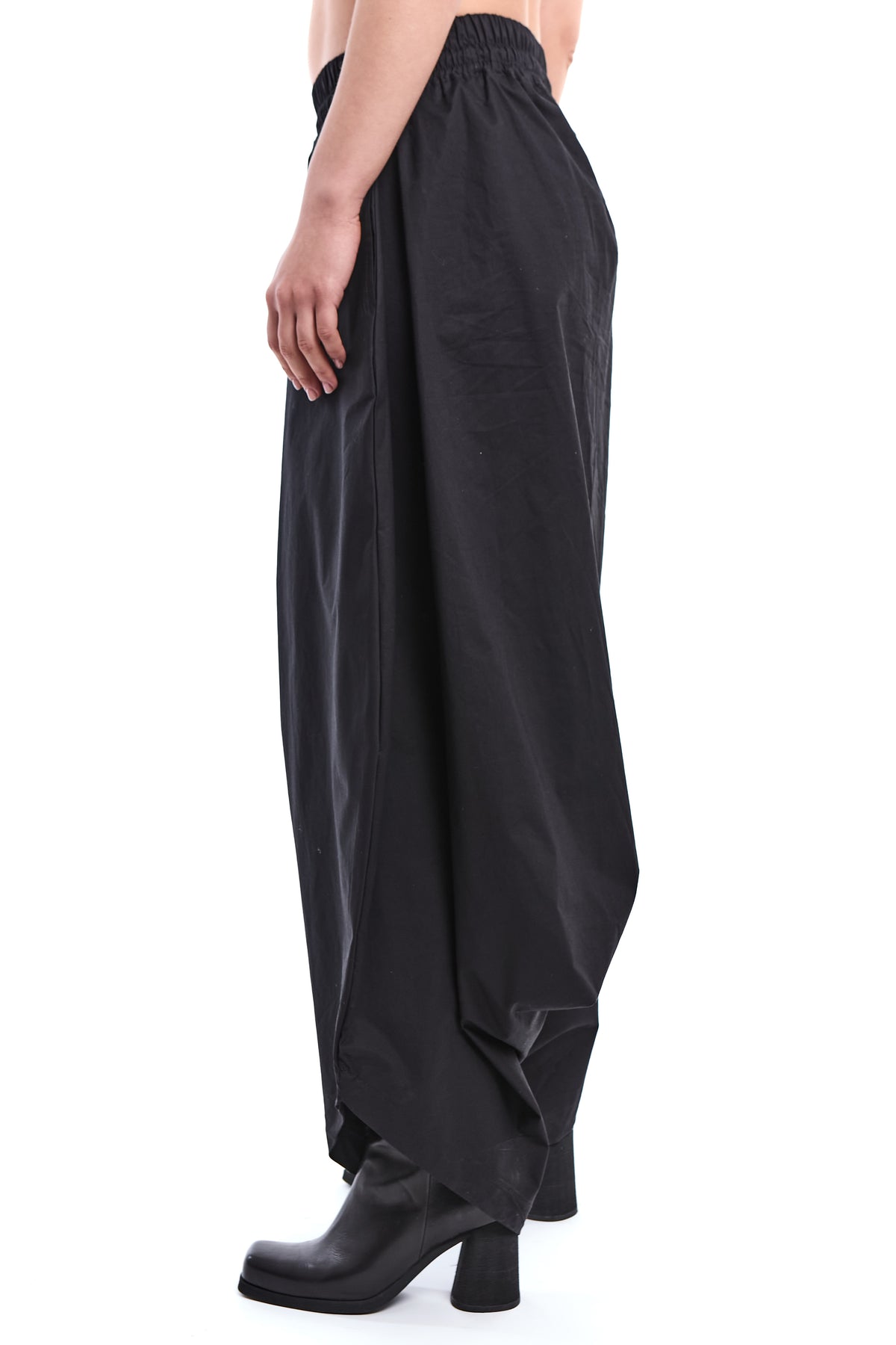 Oversized Stretch Poplin Trousers