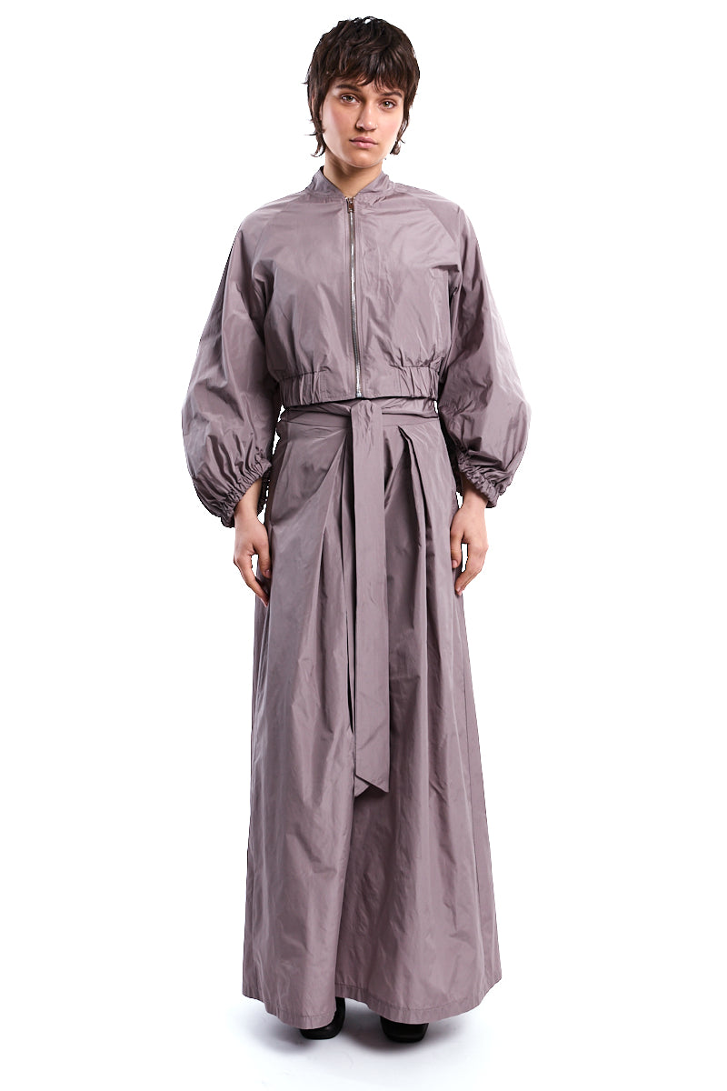 MUD OVERSIZED CROPPED BOMBER