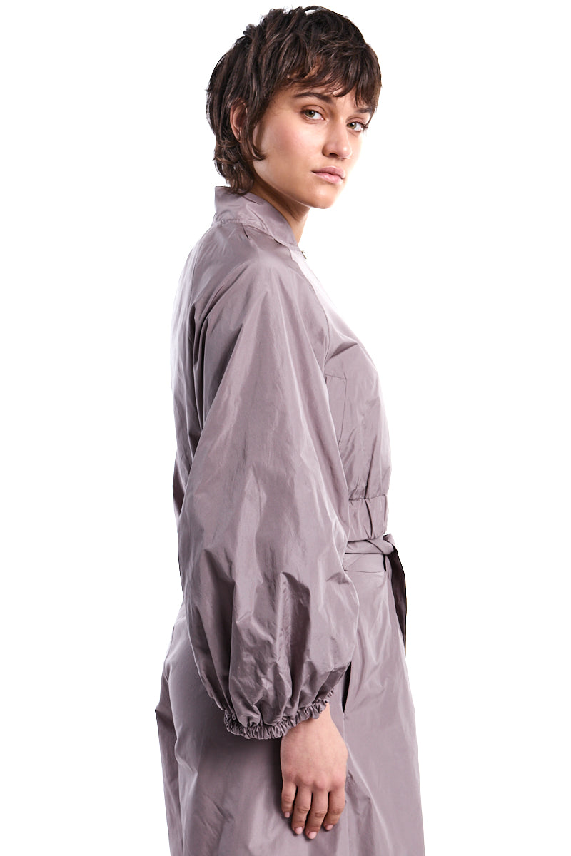 MUD OVERSIZED CROPPED BOMBER