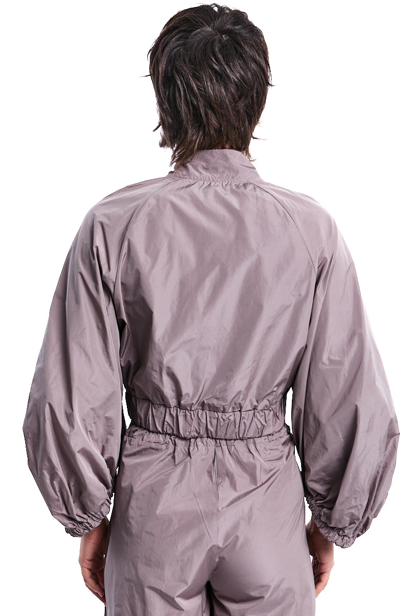 MUD OVERSIZED CROPPED BOMBER