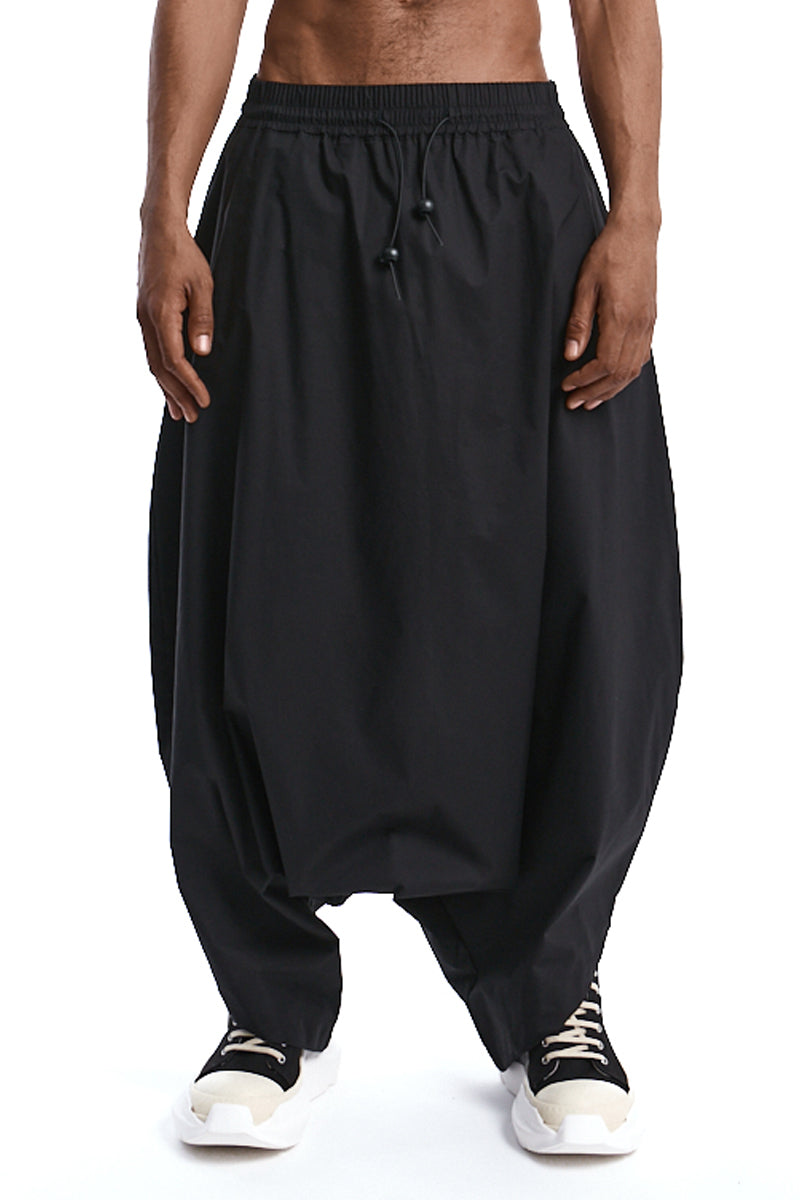 Oversized Stretch Poplin Trousers