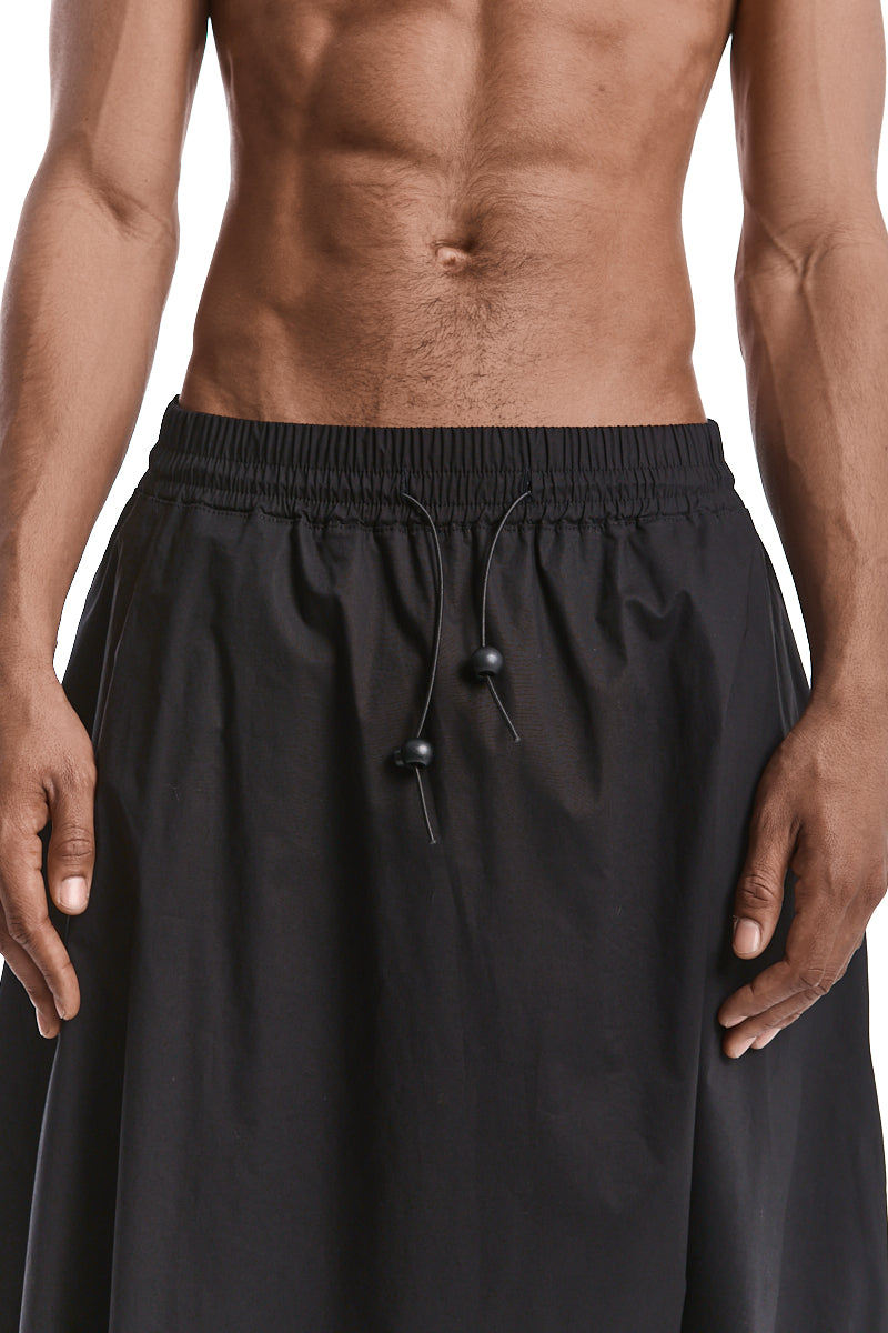 Oversized Stretch Poplin Trousers