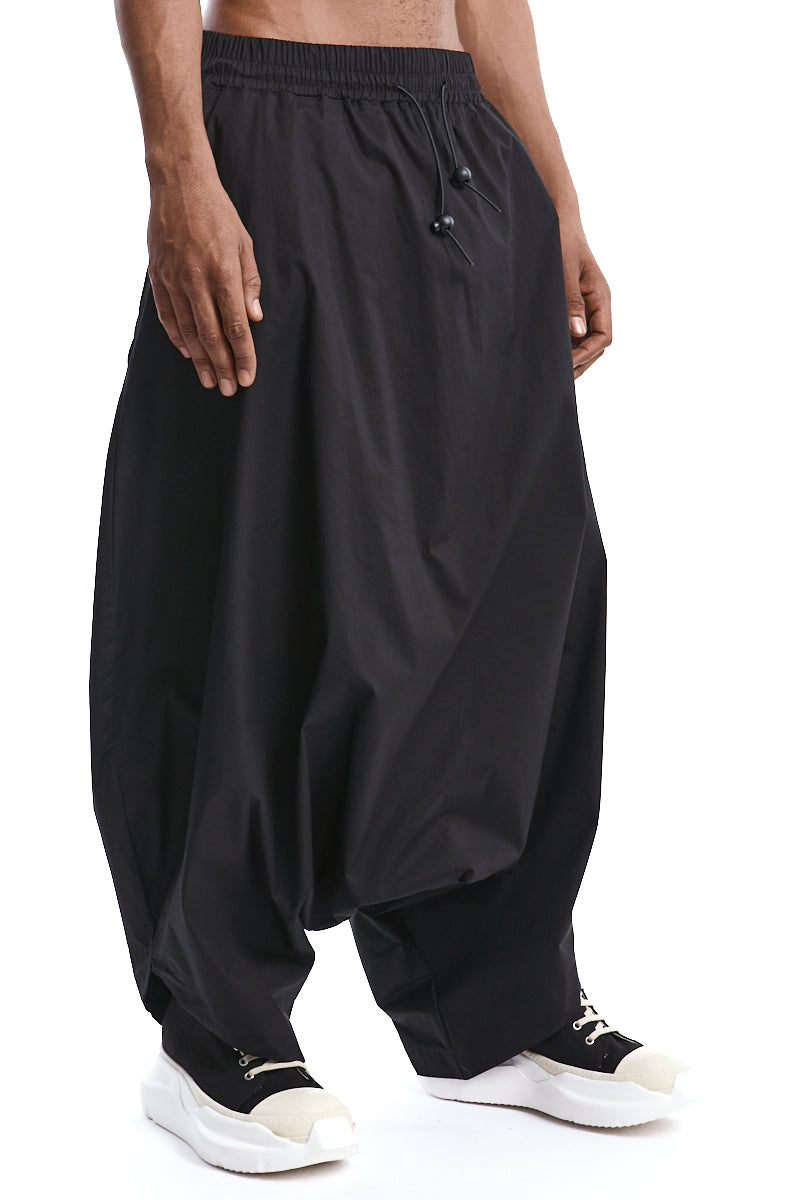 Oversized Stretch Poplin Trousers