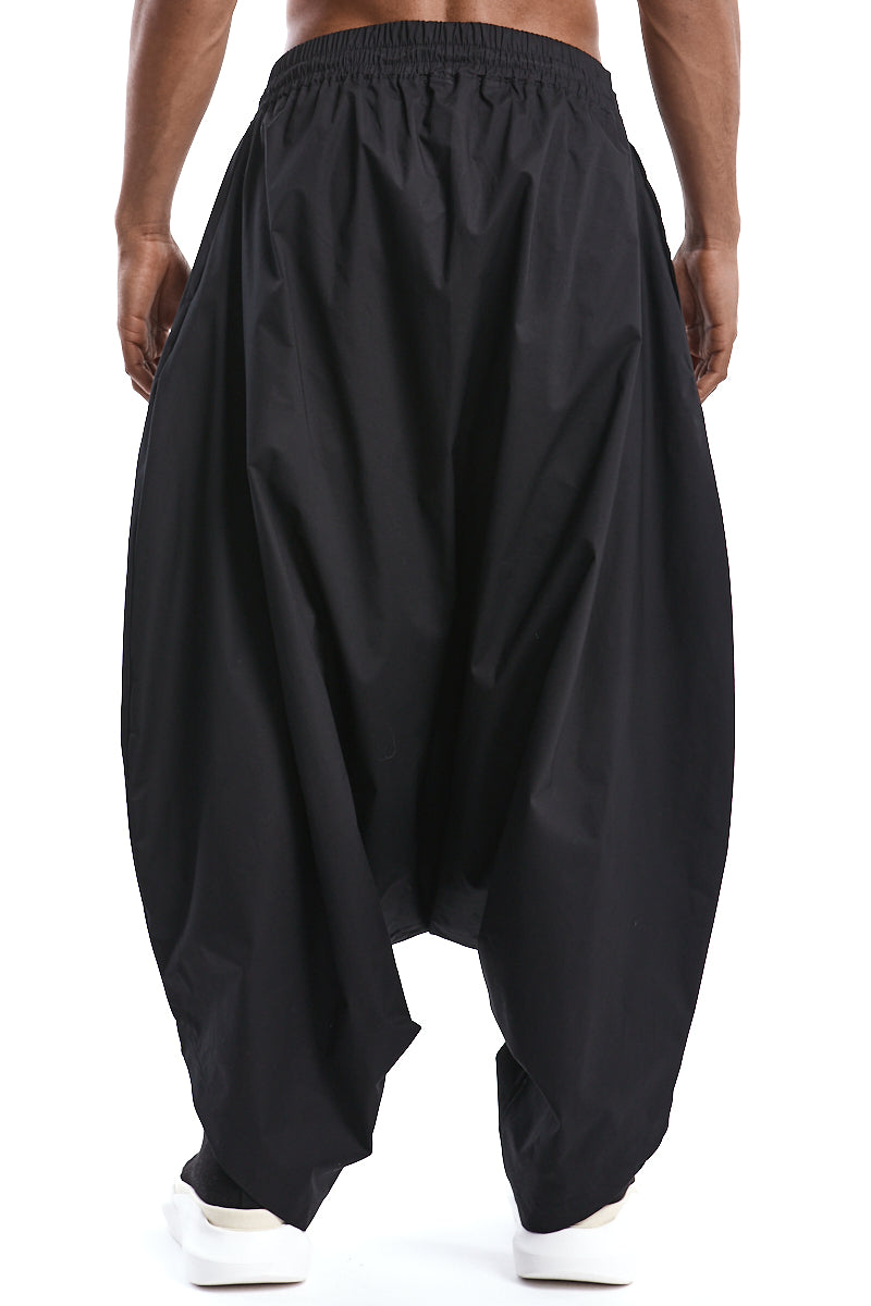 Oversized Stretch Poplin Trousers