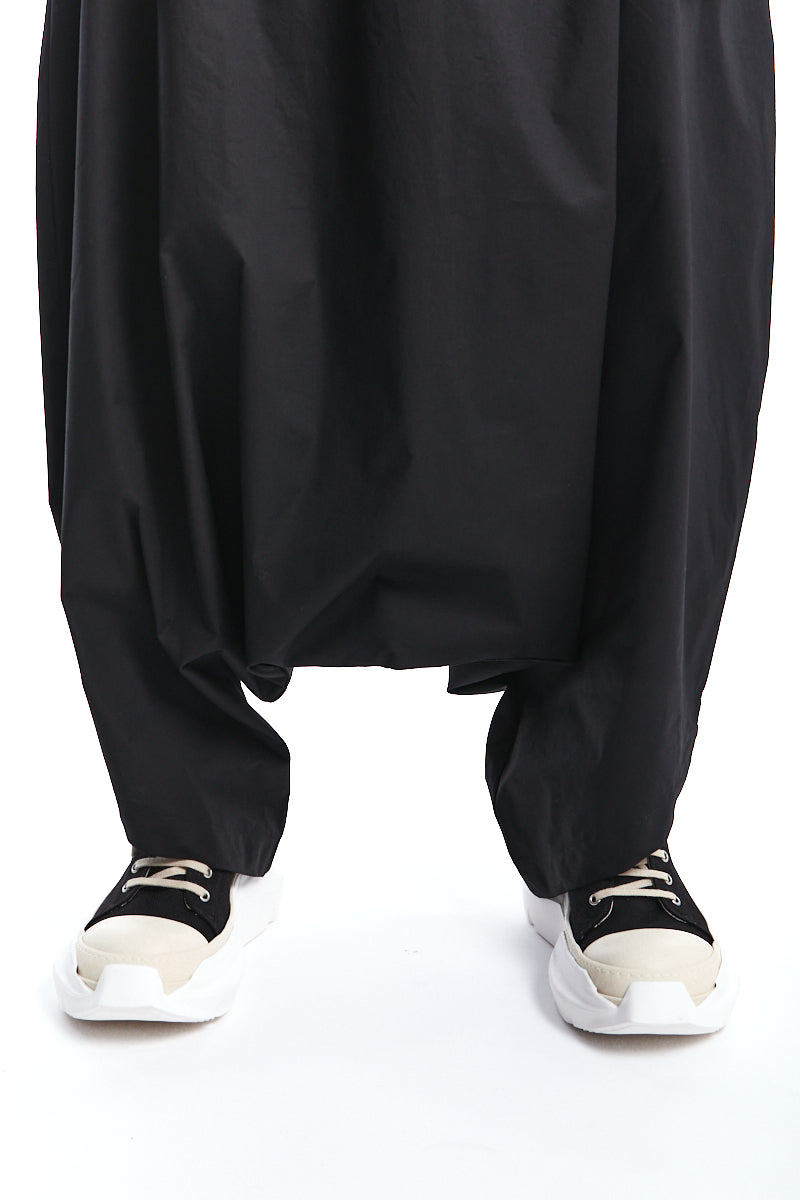 Oversized Stretch Poplin Trousers