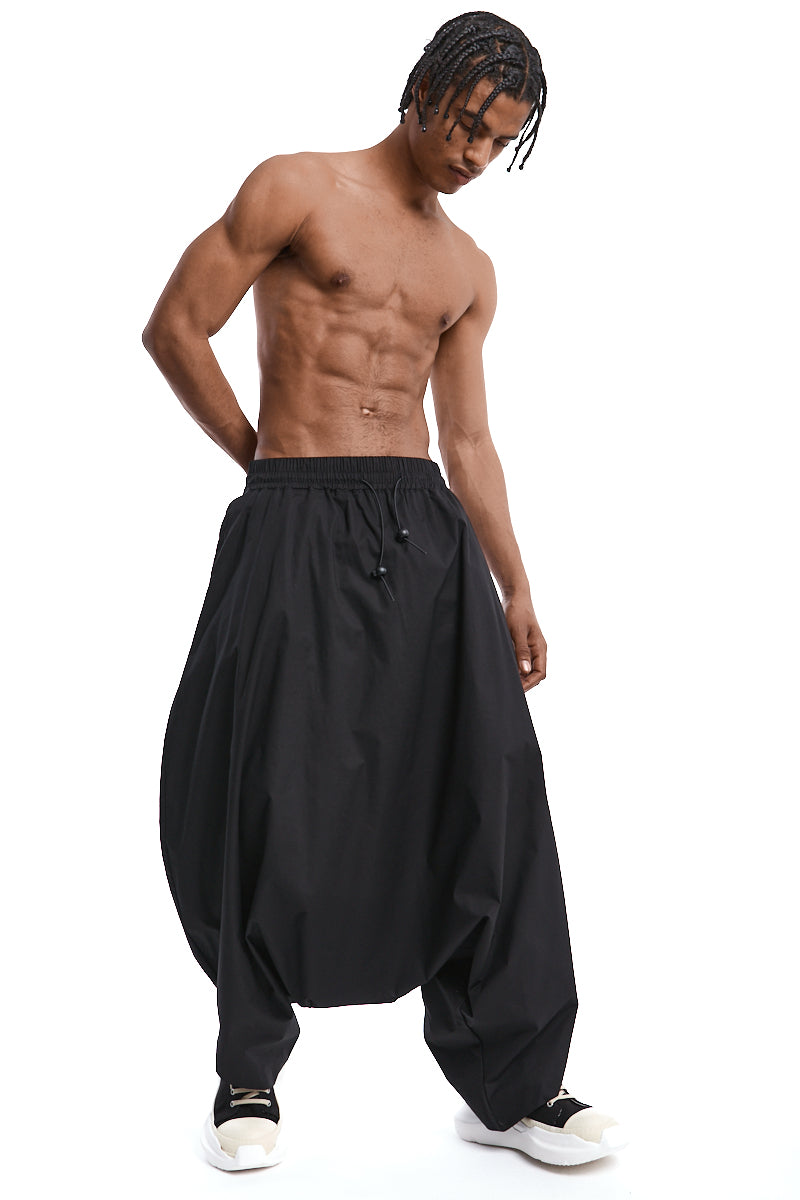 Oversized Stretch Poplin Trousers