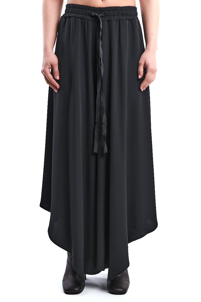 ASYMMETRIC OVERSIZED TECHNICAL-FLUID PALAZZO