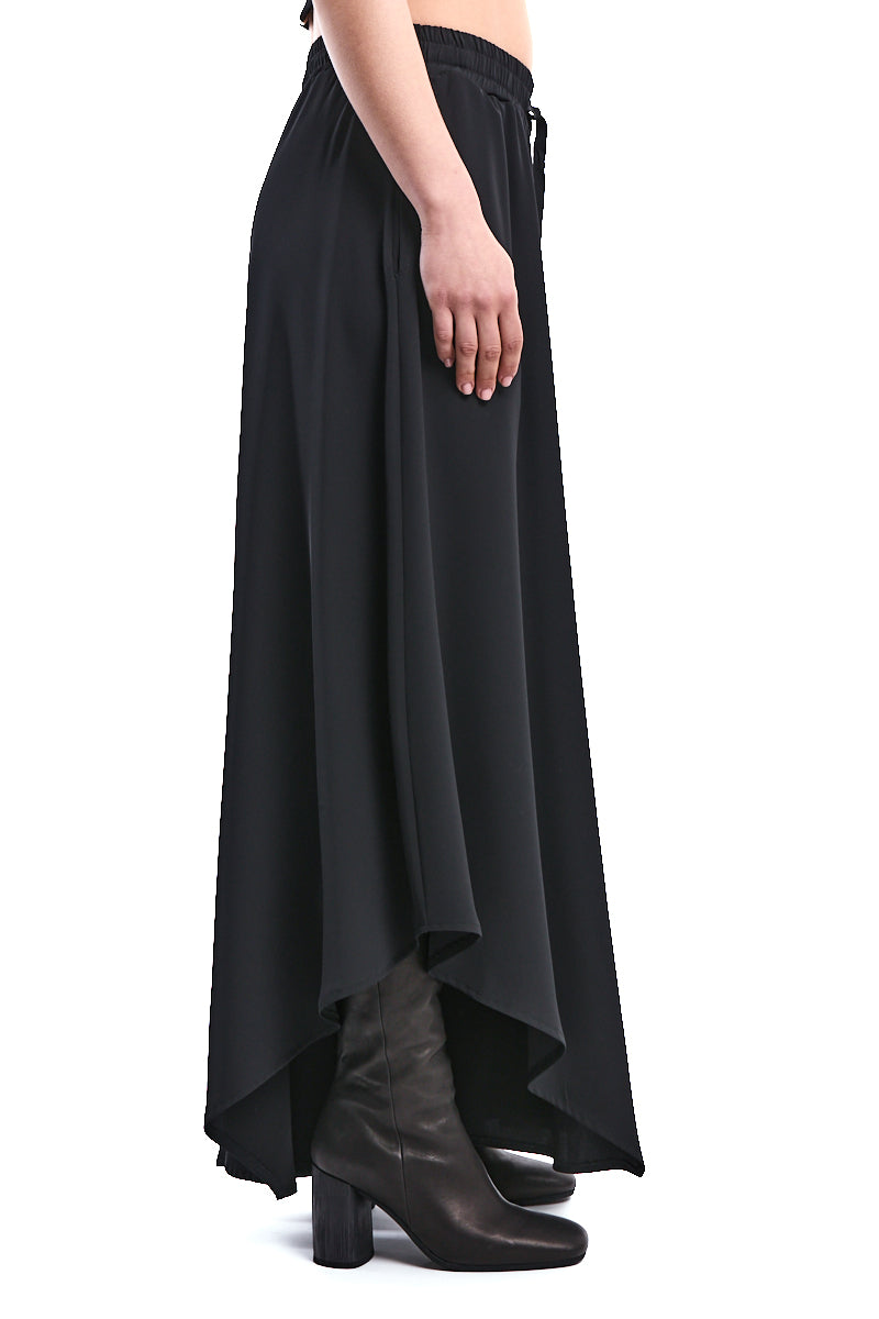 ASYMMETRIC OVERSIZED TECHNICAL-FLUID PALAZZO