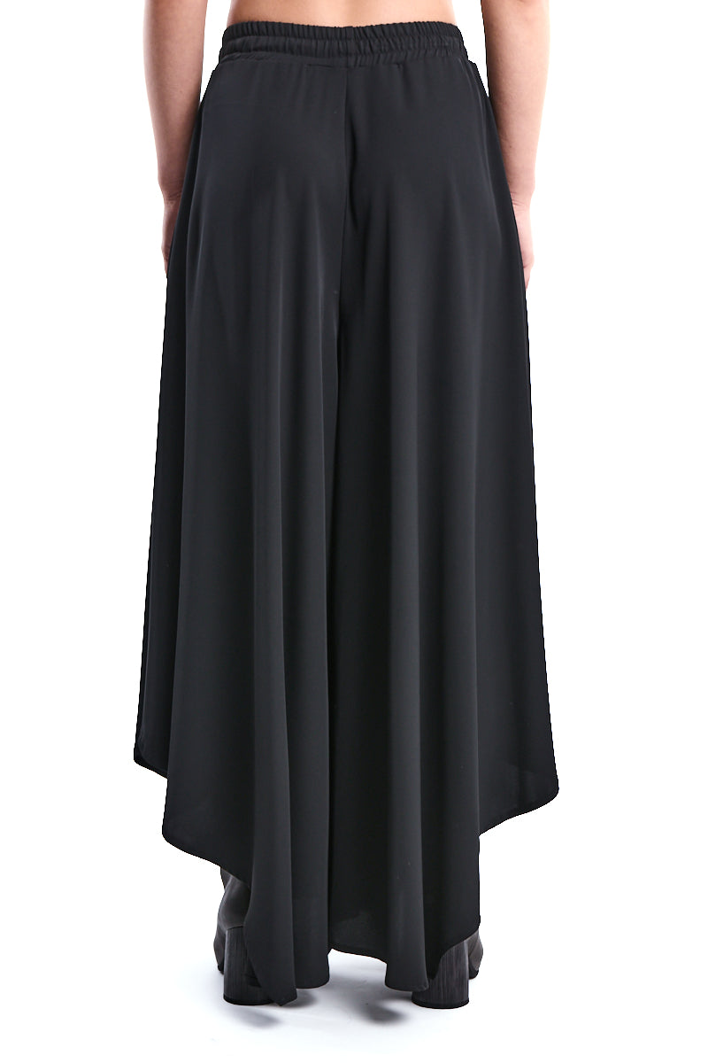 ASYMMETRIC OVERSIZED TECHNICAL-FLUID PALAZZO