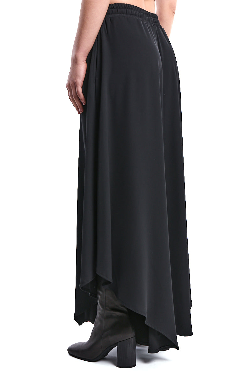 ASYMMETRIC OVERSIZED TECHNICAL-FLUID PALAZZO
