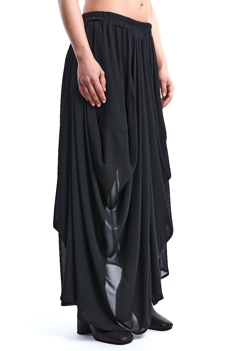 LONG GEORGETTE MAXI SKIRT