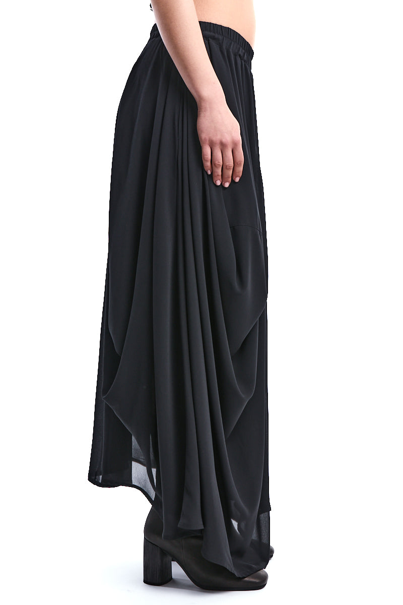 LONG GEORGETTE MAXI SKIRT