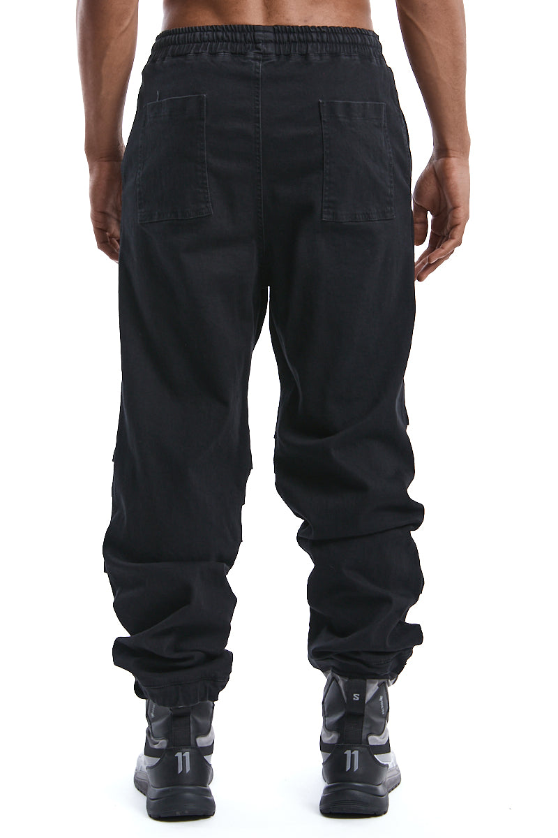 STRETCH COTTON CARGO PANTS