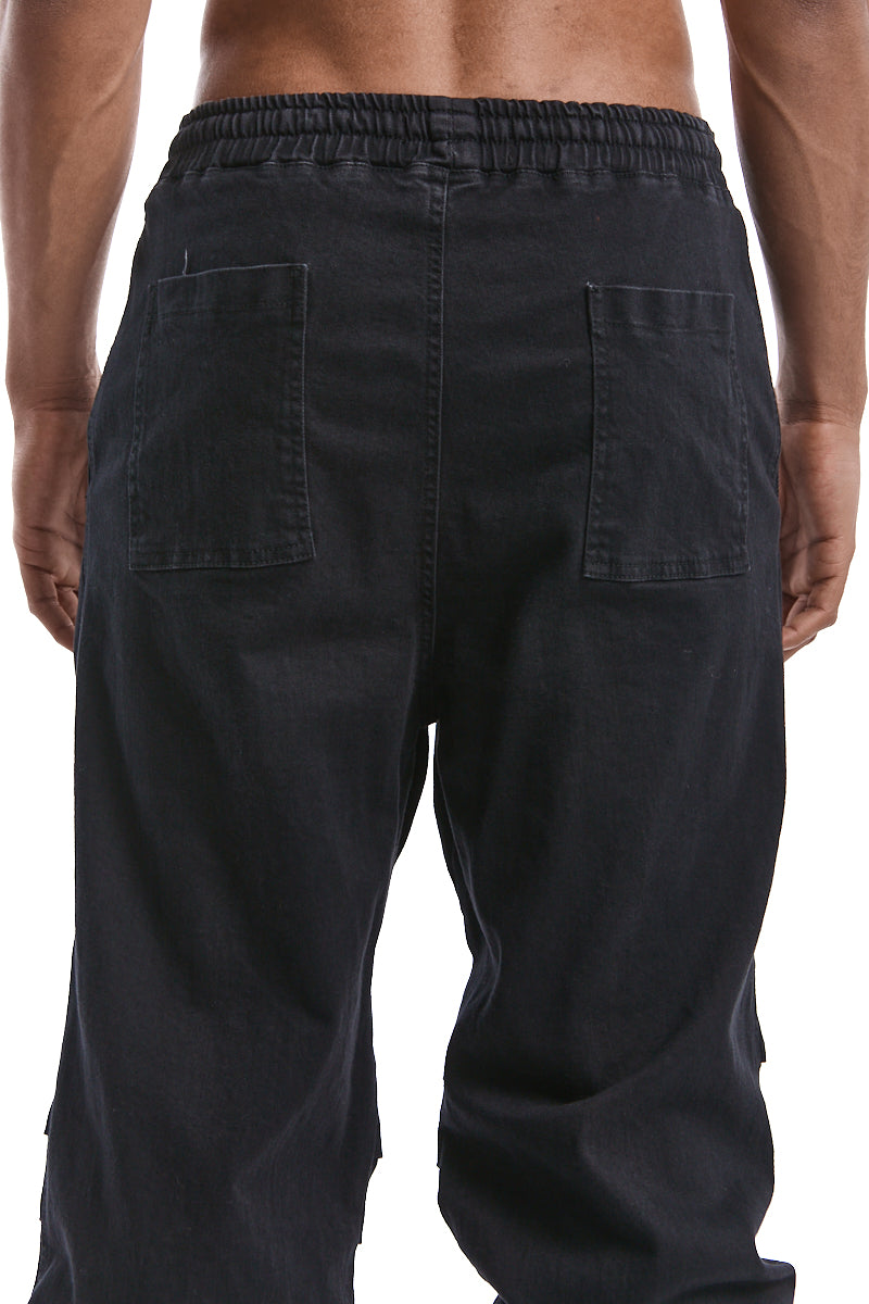 STRETCH COTTON CARGO PANTS