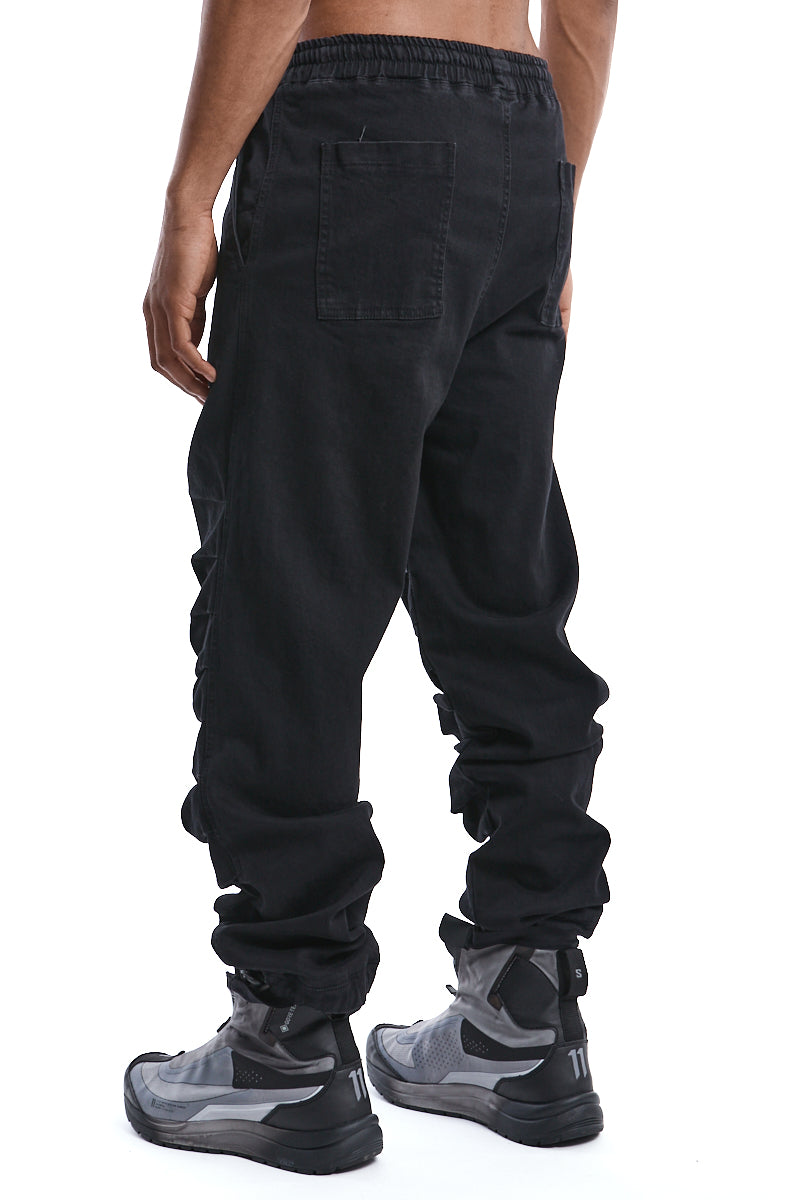 STRETCH COTTON CARGO PANTS