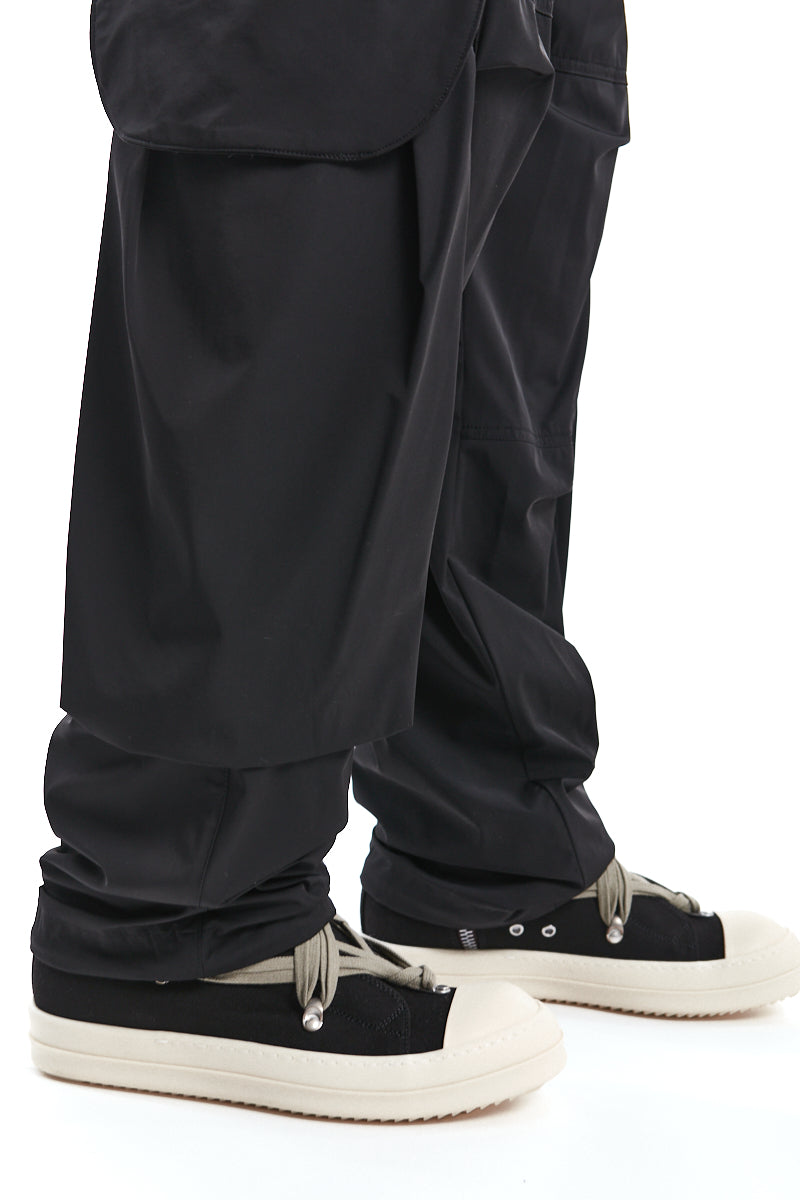 COMFORT-STRETCH NYLON CARGO TROUSERS