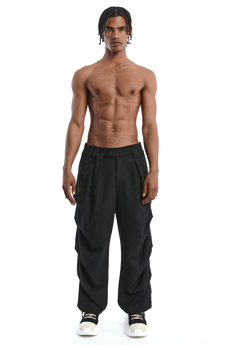 OVERSIZED FLUID-STRETCH TROUSERS