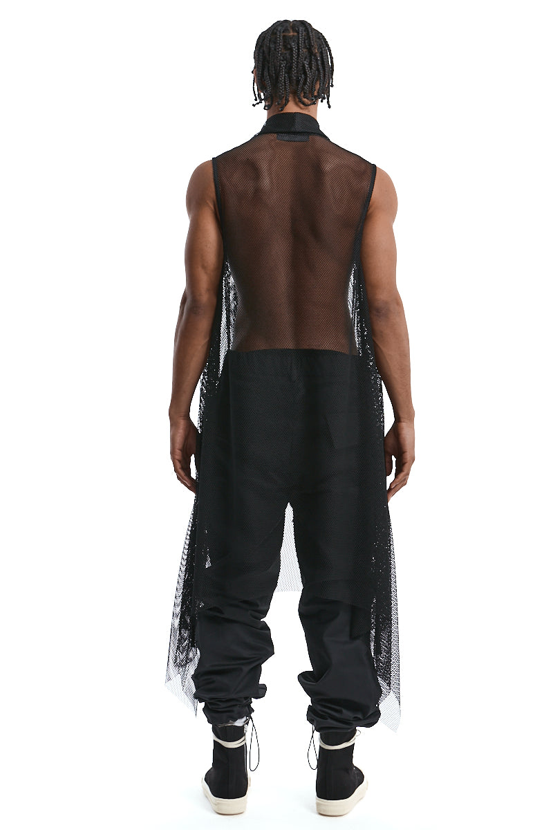 ASYMMETRIC MESH VEST