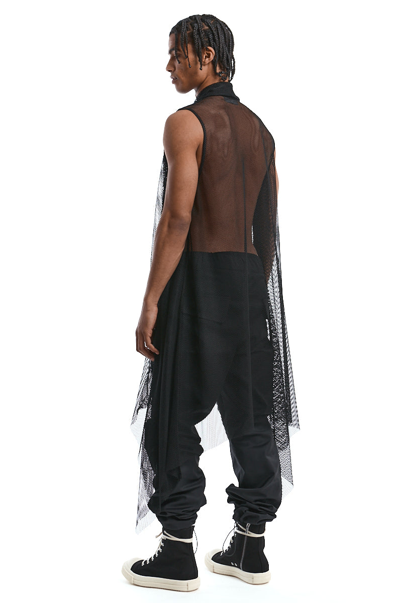 ASYMMETRIC MESH VEST
