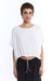 WHITE BAMBOO CROPPED TOP
