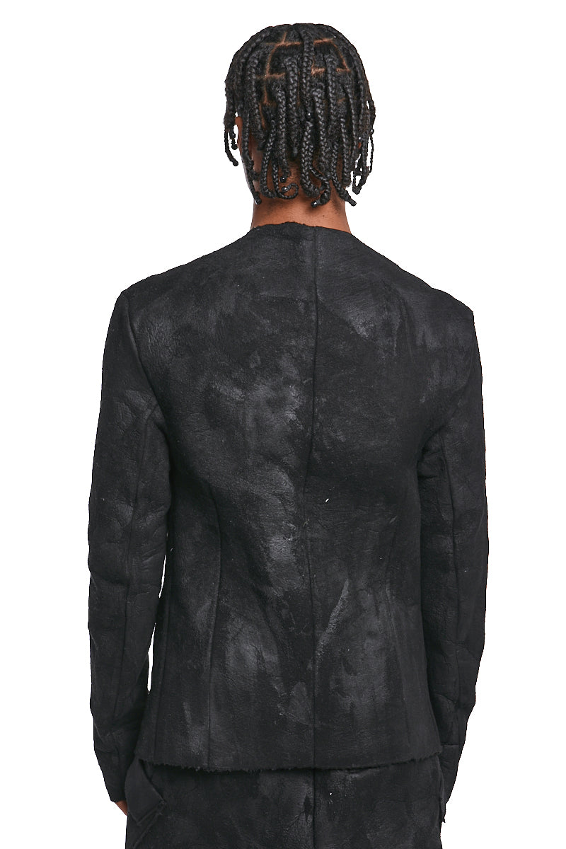 BRUSHED COTTON BLAZER
