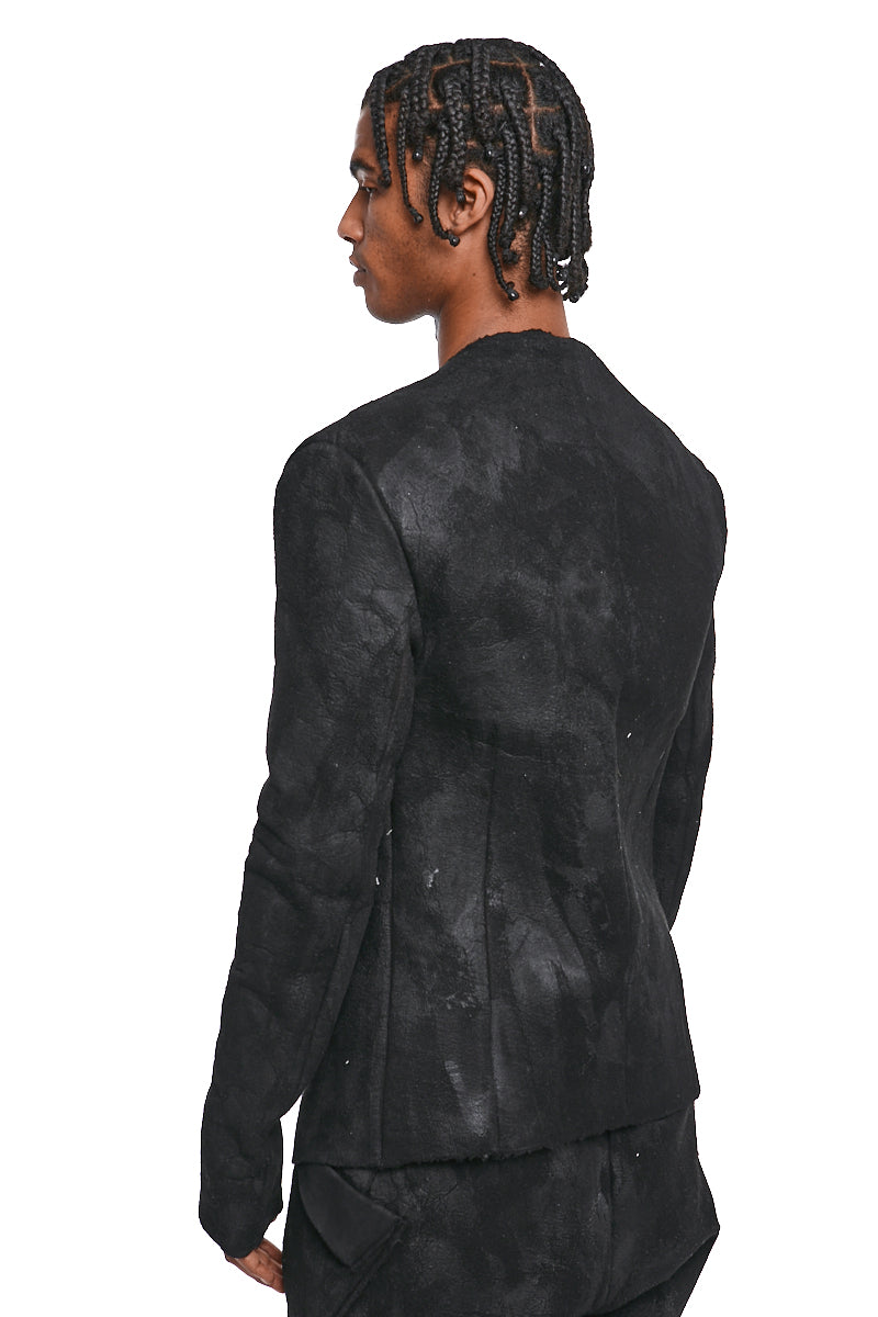 BRUSHED COTTON BLAZER