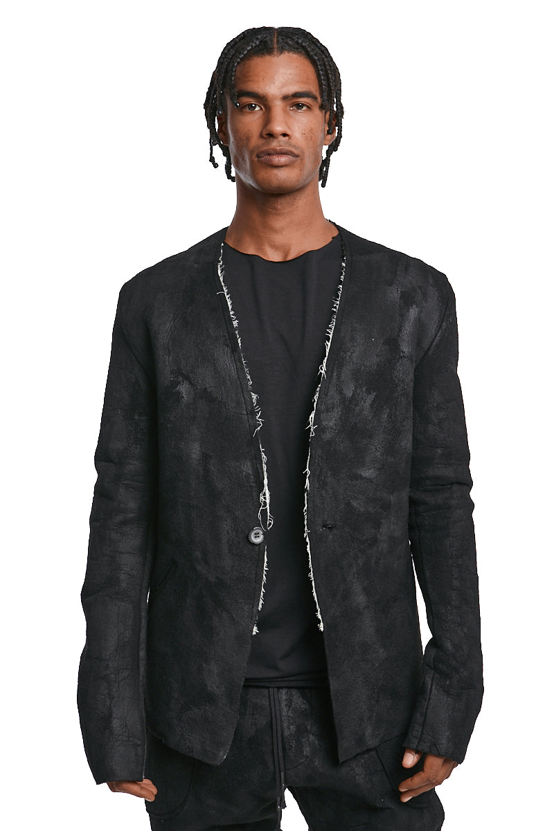 BRUSHED COTTON BLAZER