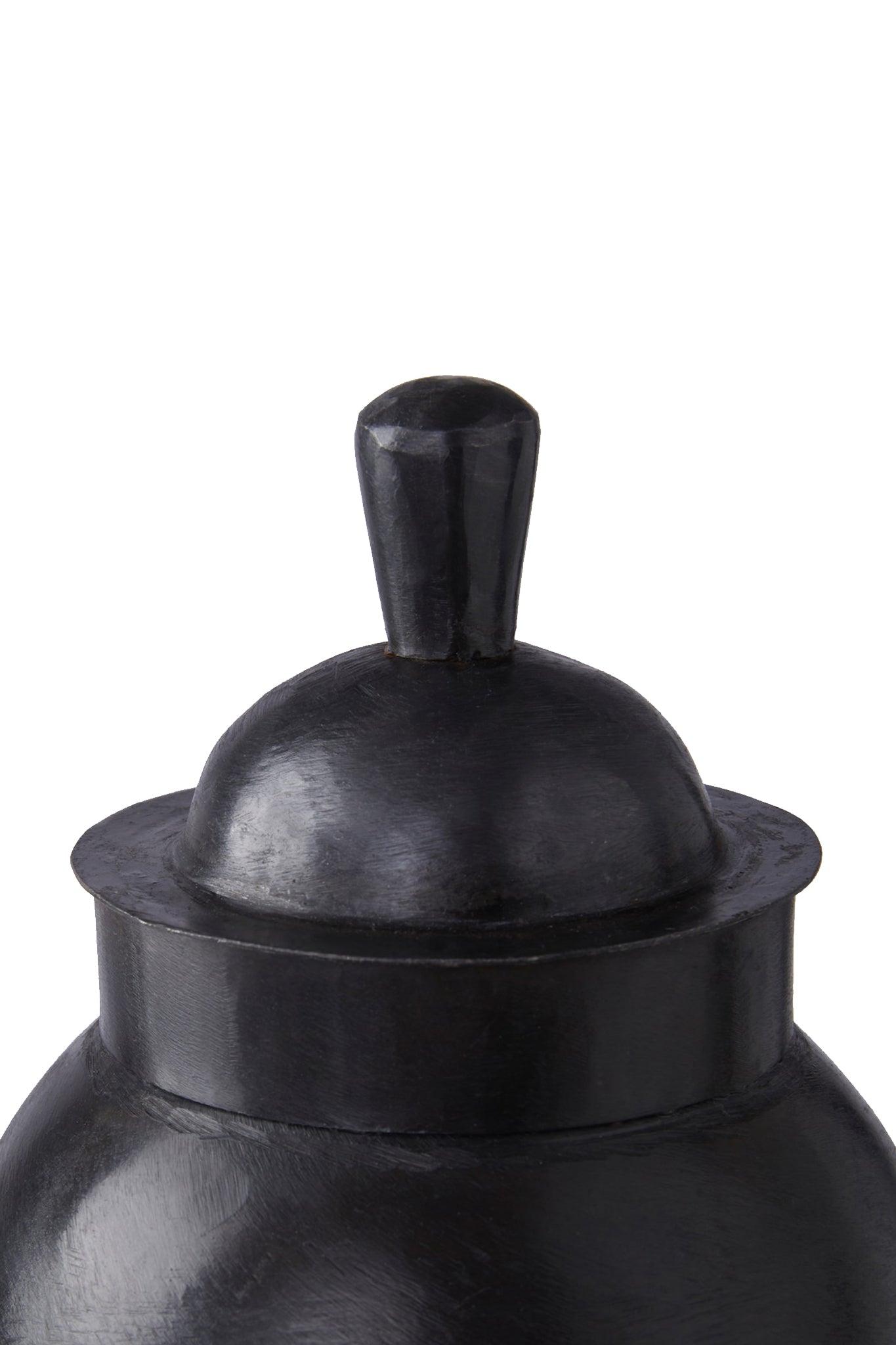 BLACK IRON VASE GUSTAV OBUS