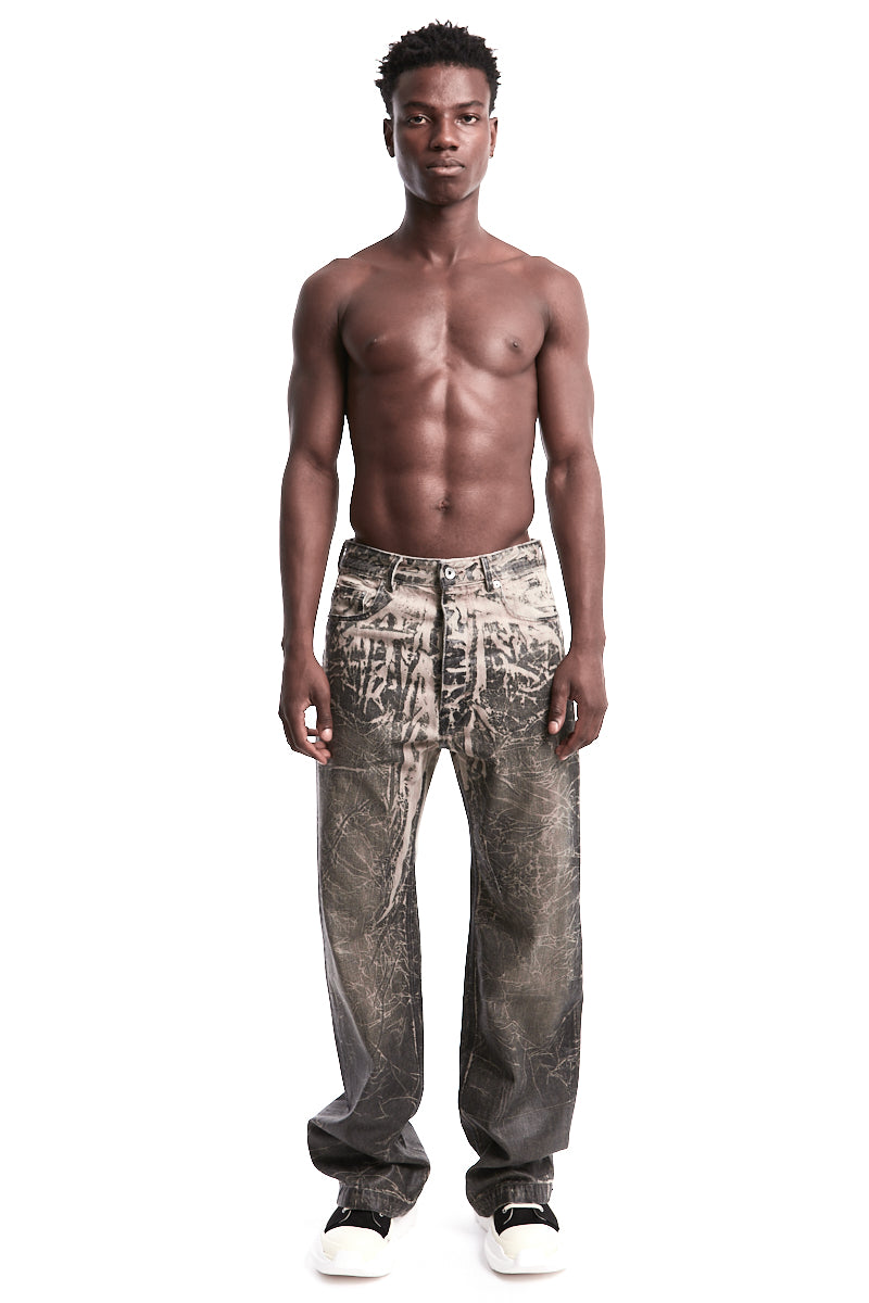 WASHED FOIL GETH JEANS