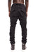 RESINATED COTTON BAGGY TAPED TROUSERS