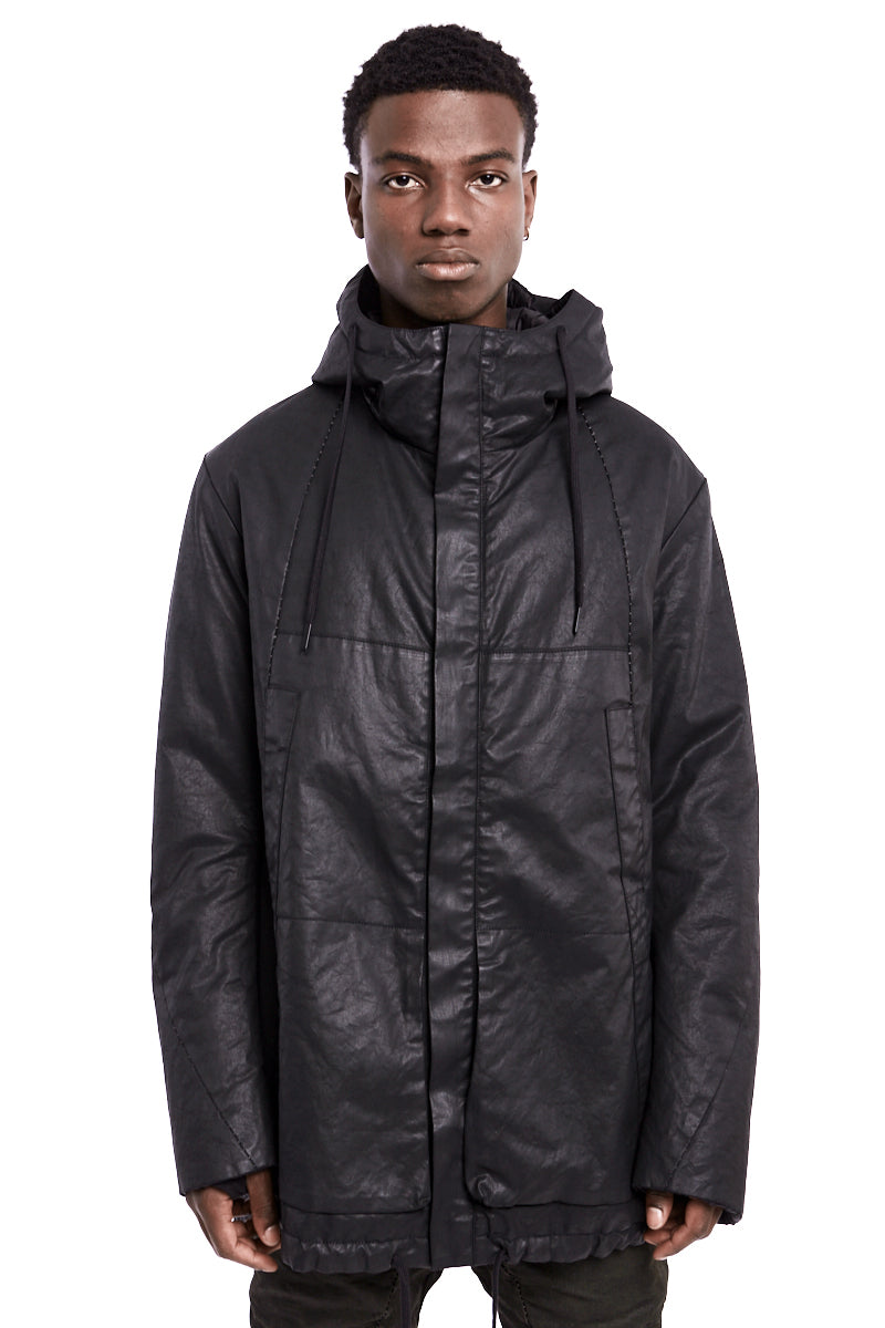PADDED RESINATED DOWN JACKET