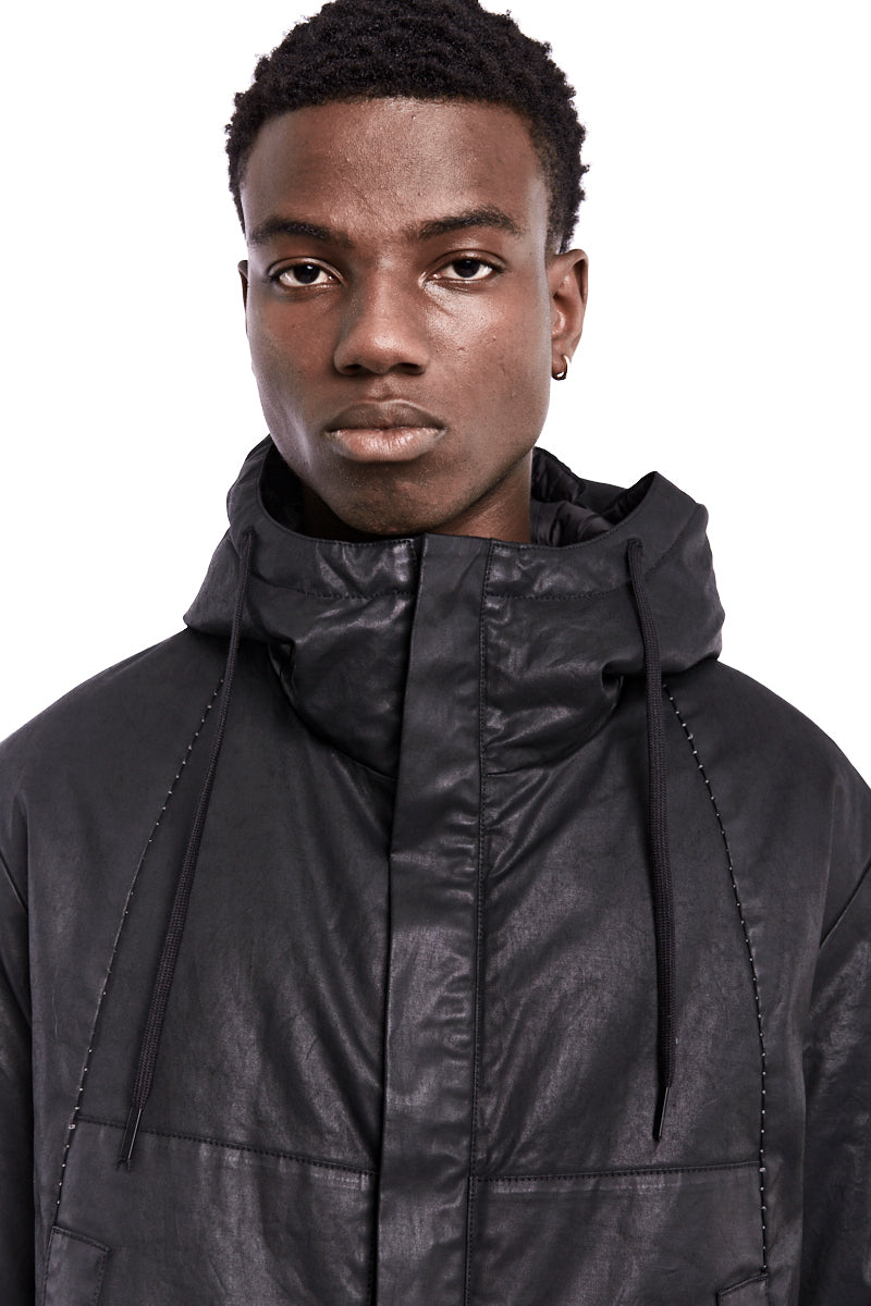 PADDED RESINATED DOWN JACKET