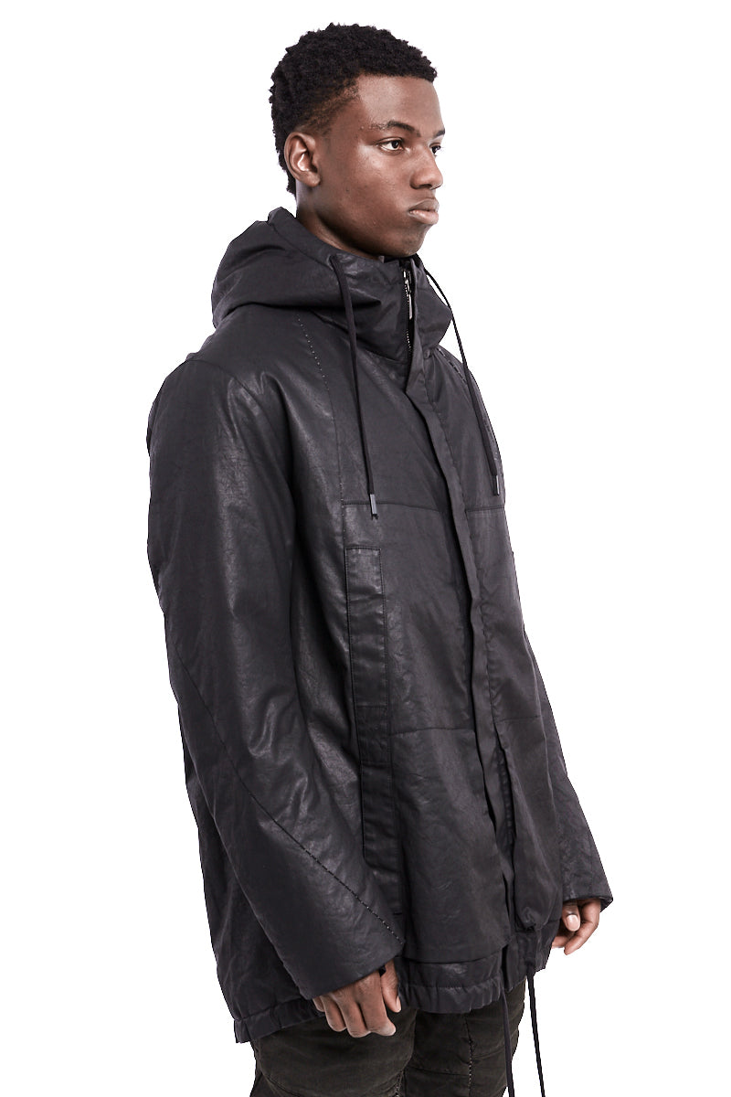 PADDED RESINATED DOWN JACKET