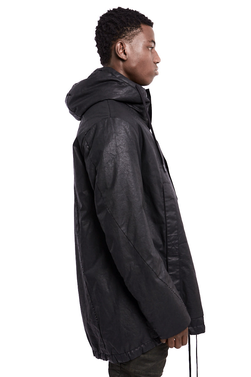 PADDED RESINATED DOWN JACKET