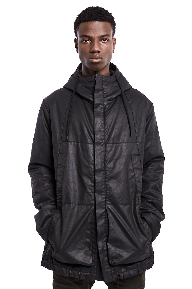 PADDED RESINATED DOWN JACKET