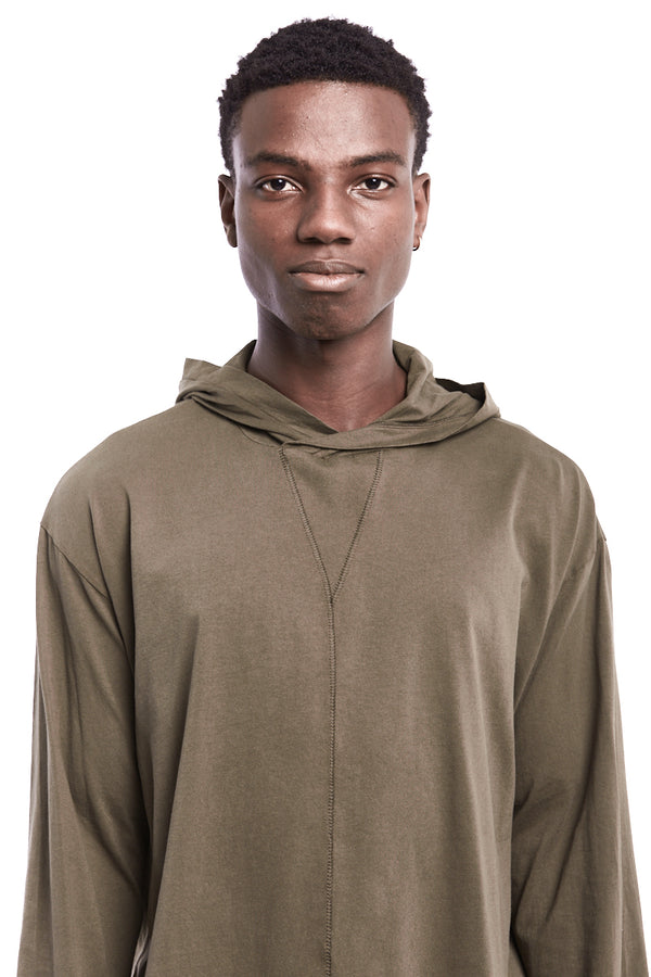 MASNADA | Shop Online | AW24 | Hooded Long Sleeve Loose Tee