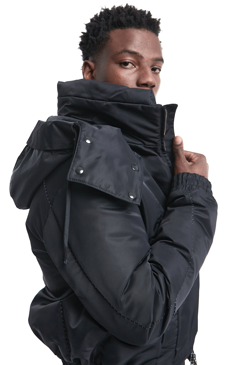 Black OVER THINDOWN BOMBER