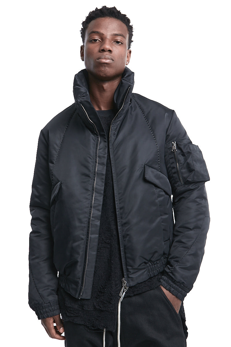 Black OVER THINDOWN BOMBER