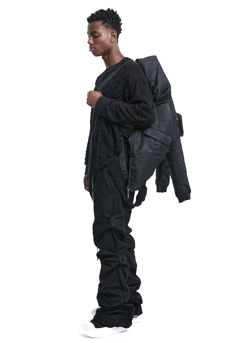 Black OVER THINDOWN BOMBER