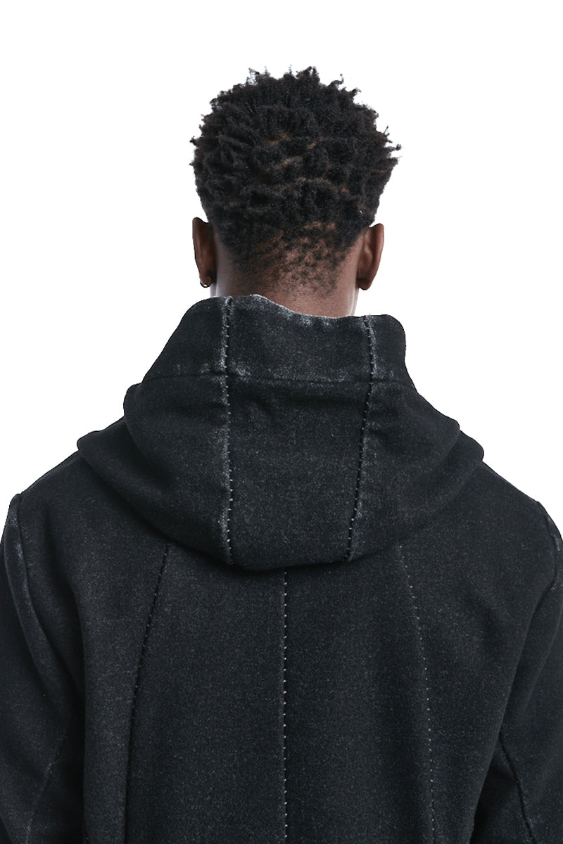 WOOL WASHED MELTON PARKA