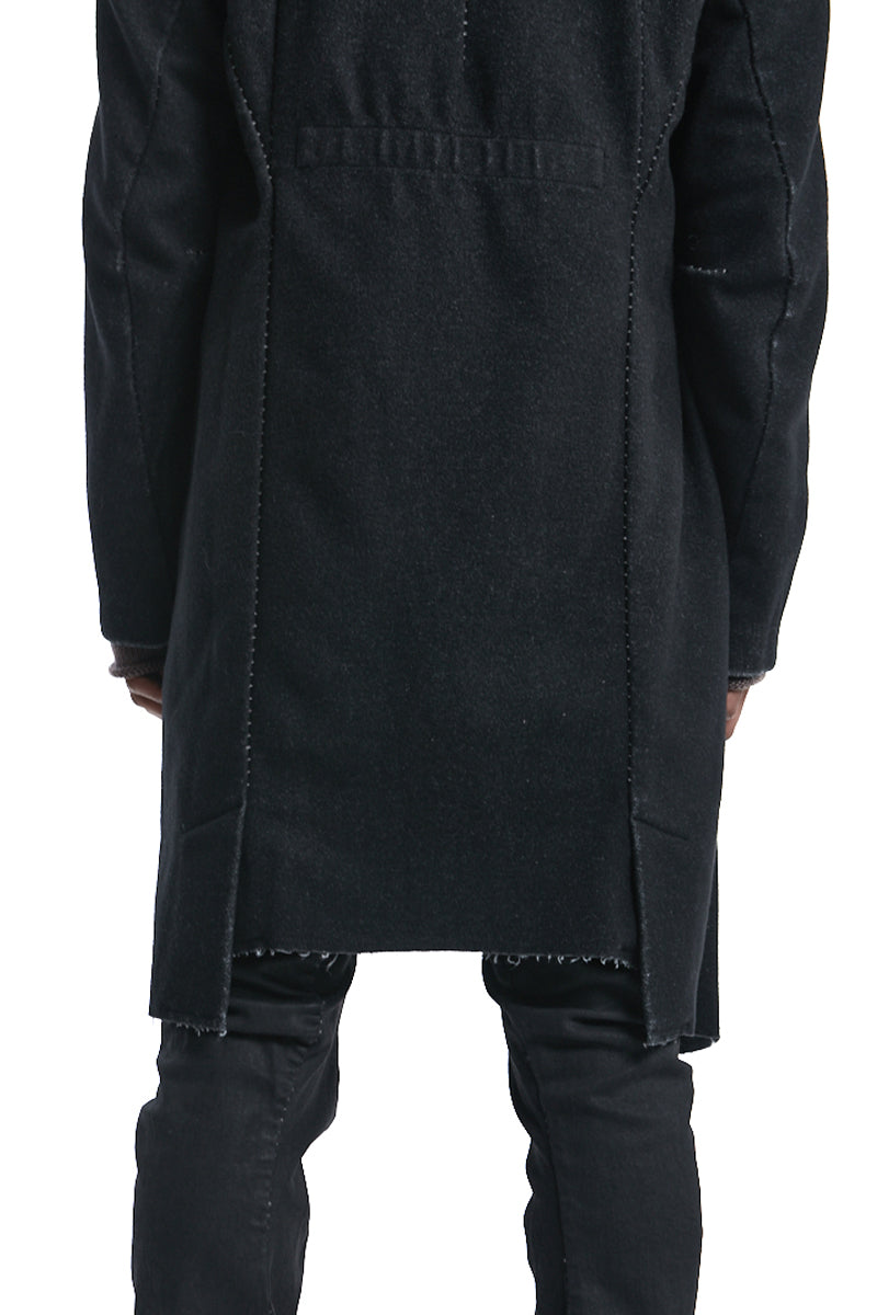 WOOL WASHED MELTON PARKA