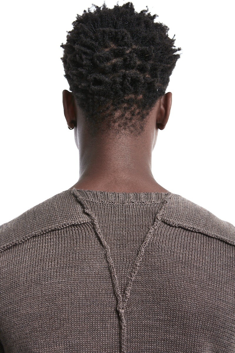 FANGO PATCH KNIT CREW NECK