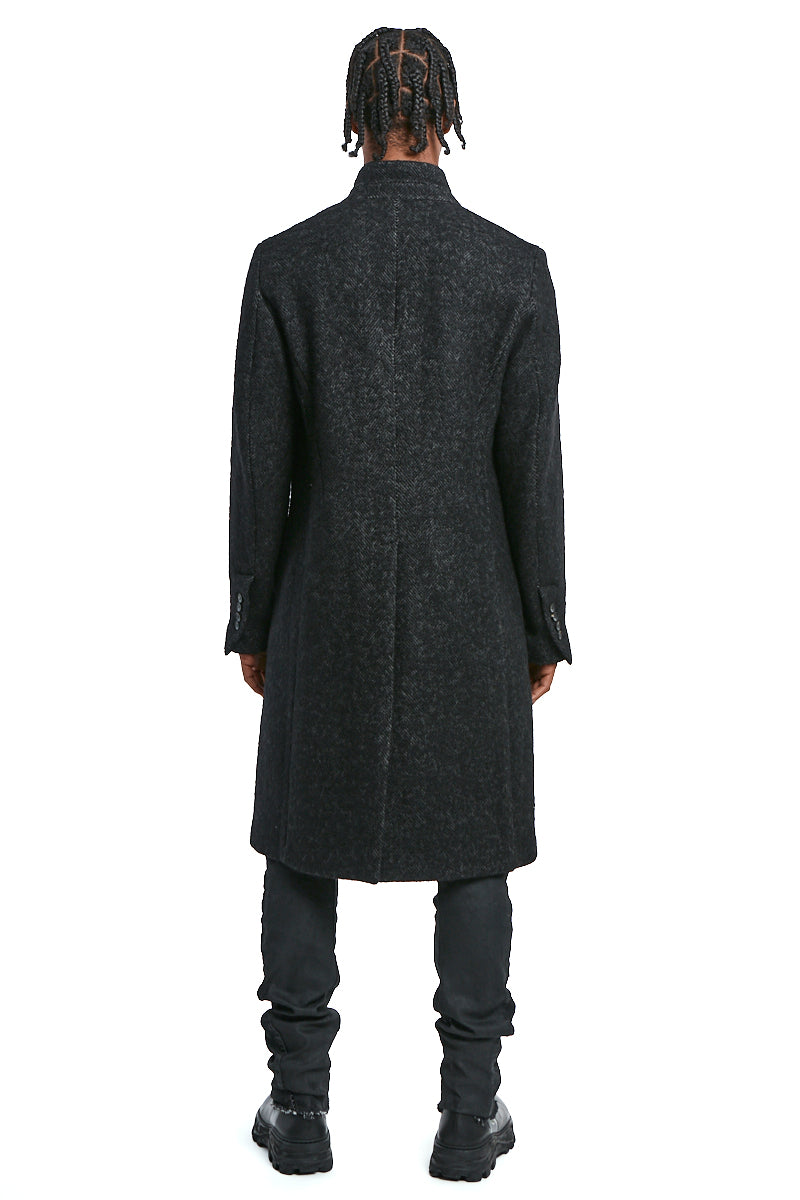 STORM GREY CROMBIE COAT