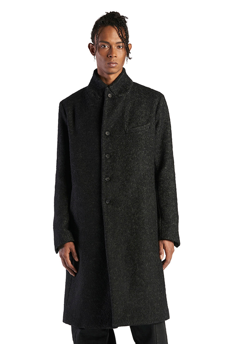 STORM GREY CROMBIE COAT