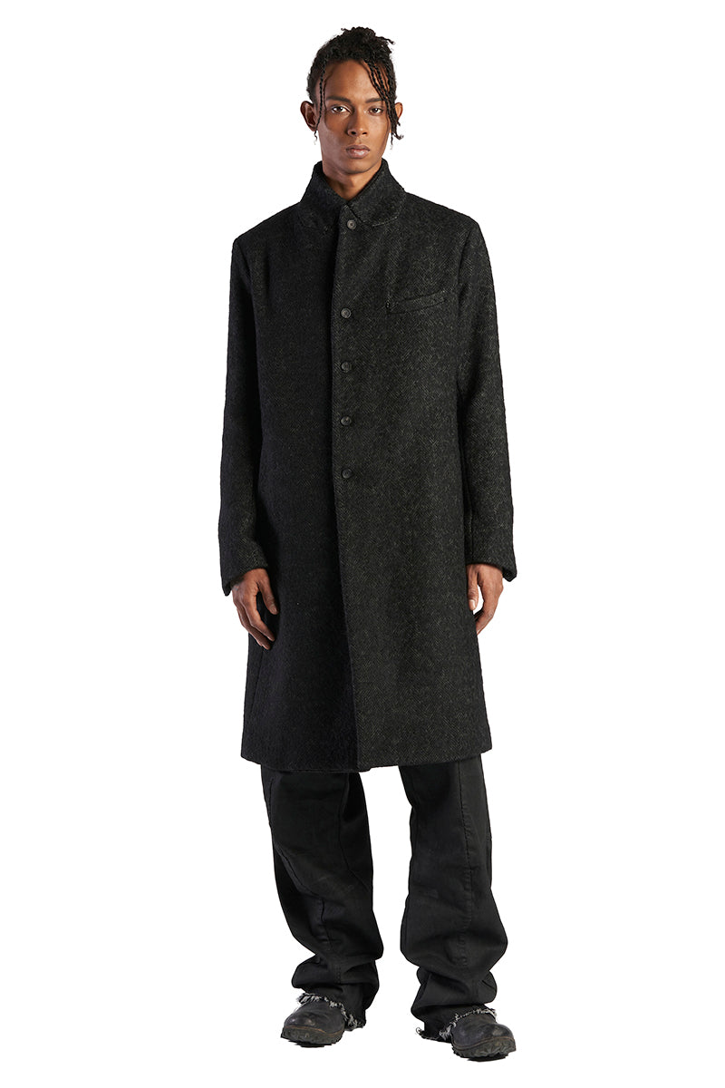 STORM GREY CROMBIE COAT