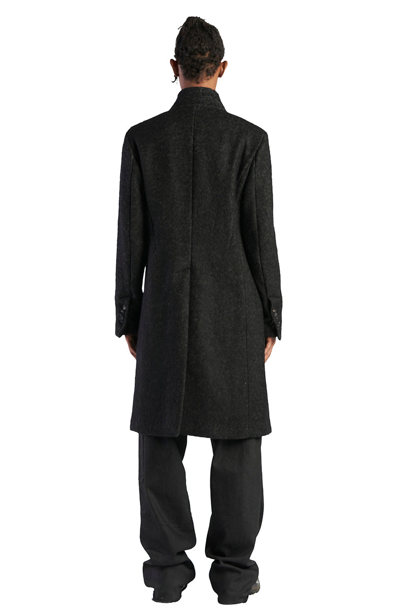 STORM GREY CROMBIE COAT