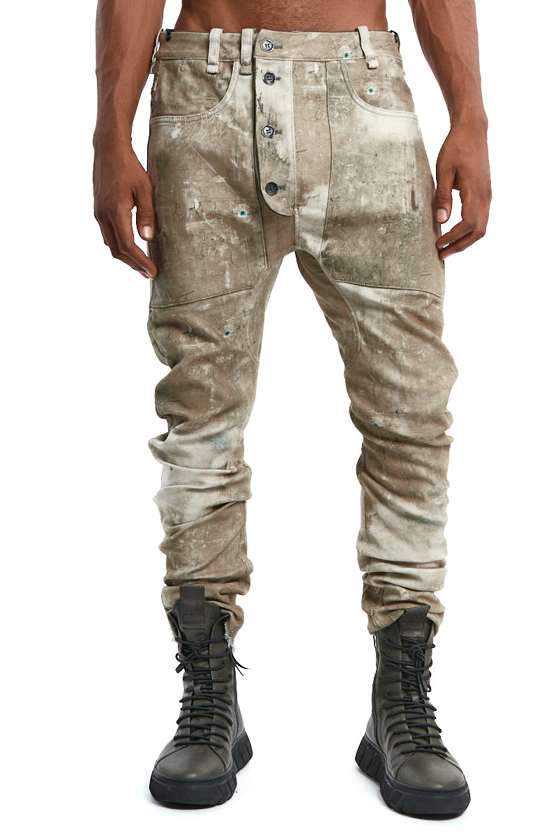 MARSHLAND REVERSIBLE SLIM PANTS